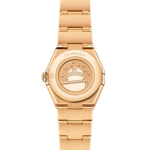Montre Omega Constellation Météorite Or Jaune quartz cadran lin bracelet or jaune 28 mm