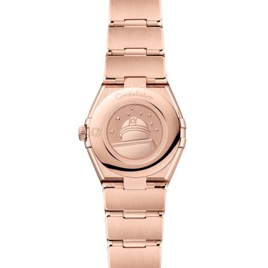 Montre Omega Constellation Météorite Or Sedna quartz cadran or bracelet or rose 25 mm