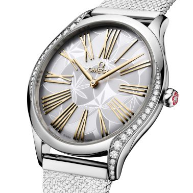 Omega De Ville Trésor quartz silver dial steel bracelet 36 mm