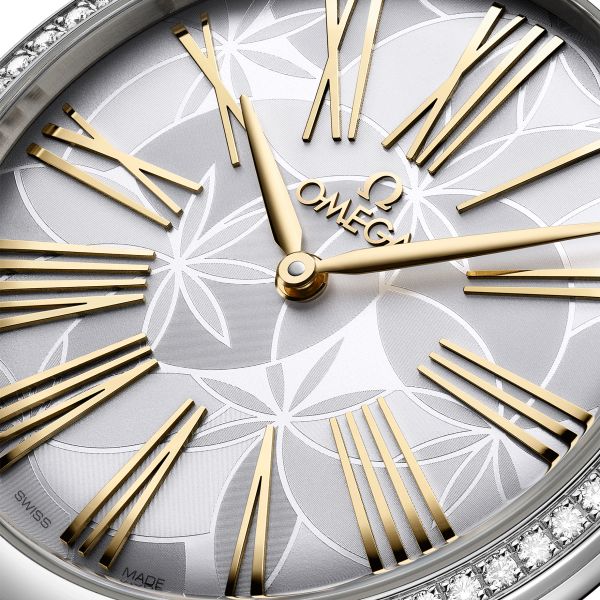 Omega De Ville Trésor quartz silver dial steel bracelet 36 mm