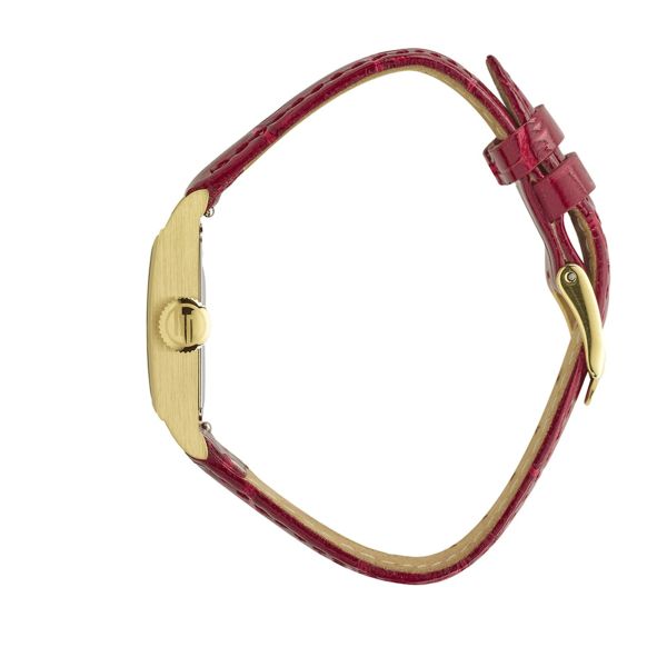 Lip Churchill C18 quartz burgundy dial leather strap 21 x 21 mm