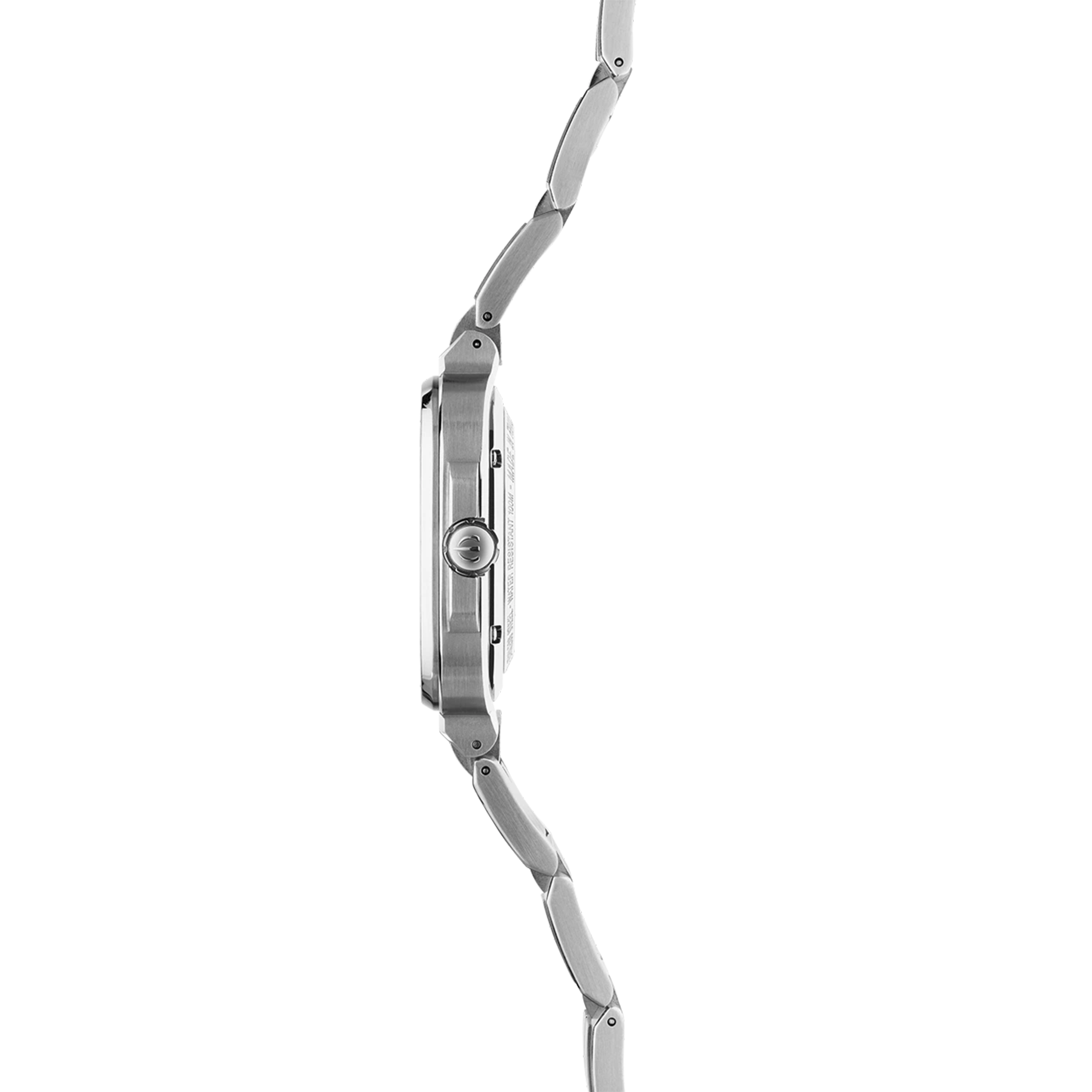 Montre Herbelin Cap Camarat Square Automatique cadran bleu bracelet acier 39 x 39 mm