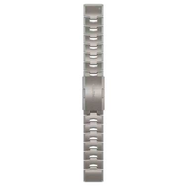 Bracelet Quickfit 22 mm Titane revêtement carbone Silver