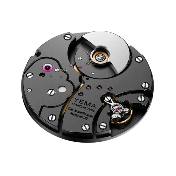 Montre Yema Superman Skin Diver Slim CMM.20 automatique cadran noir bracelet acier 39 mm