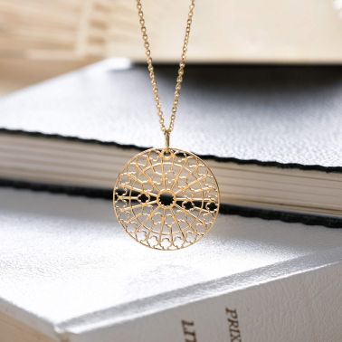 Lepage Colette Notre-Dame medal in rose gold