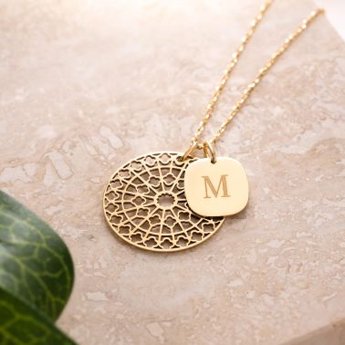 Lepage Colette Notre-Dame medal in rose gold