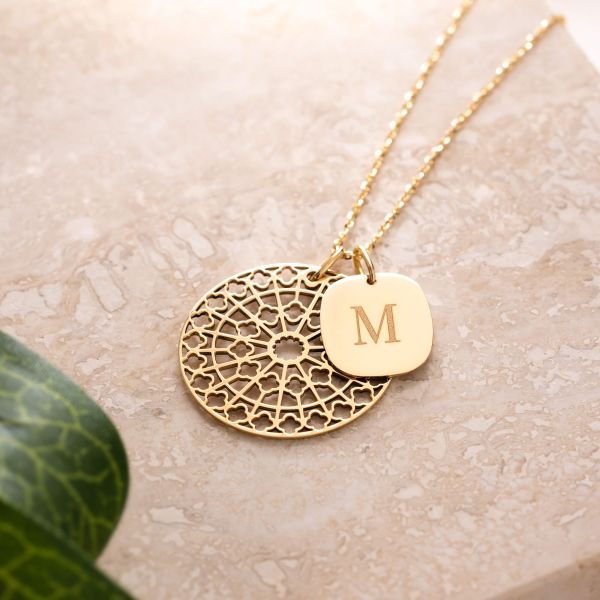 Lepage Colette Notre-Dame medal in rose gold