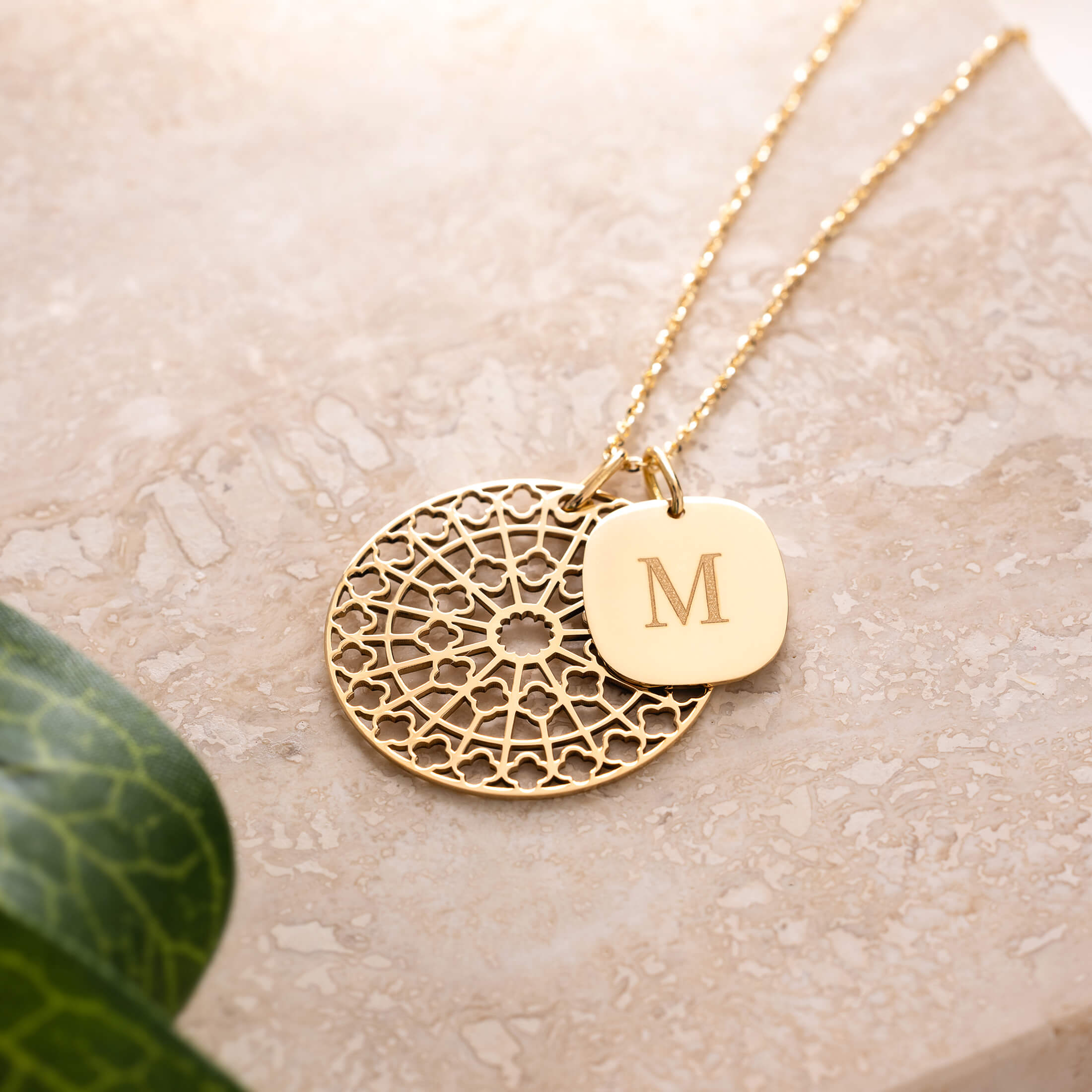 Médaille Lepage Colette Notre-Dame en or rose