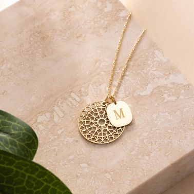 Lepage Colette Notre-Dame medal in rose gold