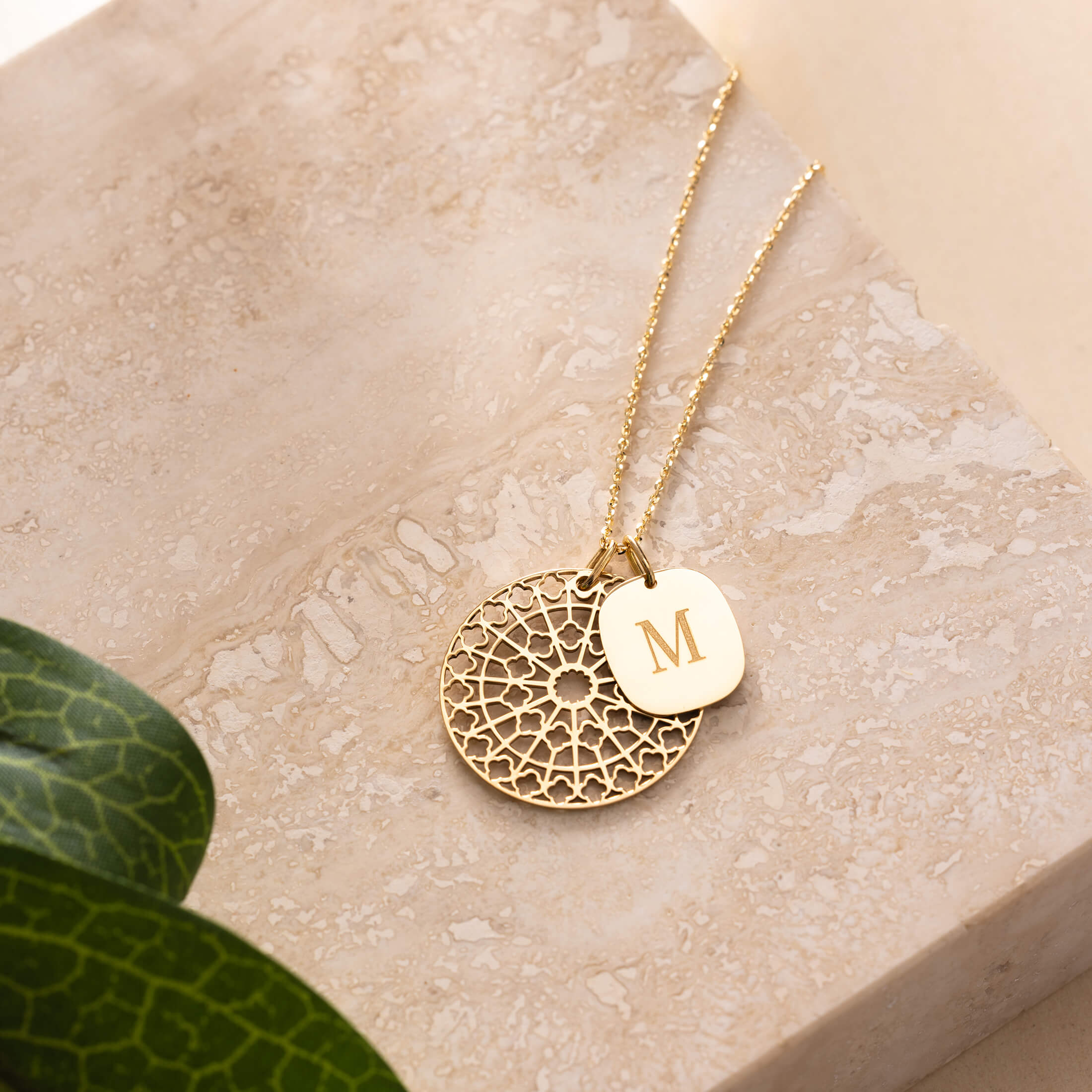 Lepage Colette Notre-Dame medal in rose gold