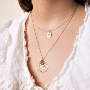 Lepage Colette Notre-Dame medal in rose gold