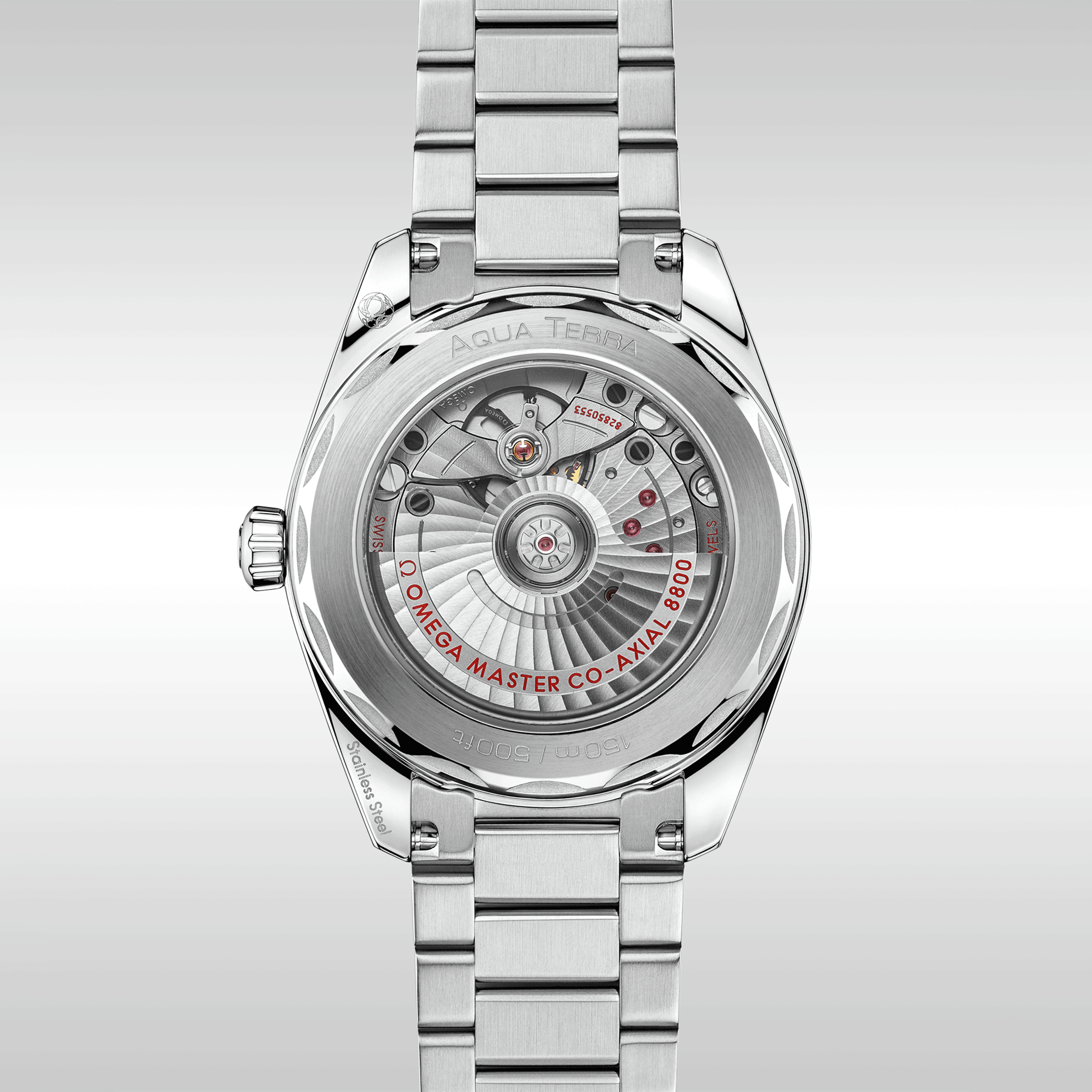 Montre Omega Seamaster Aqua Terra 150m Co-Axial Master Chronometer cadran noir bracelet acier 38 mm