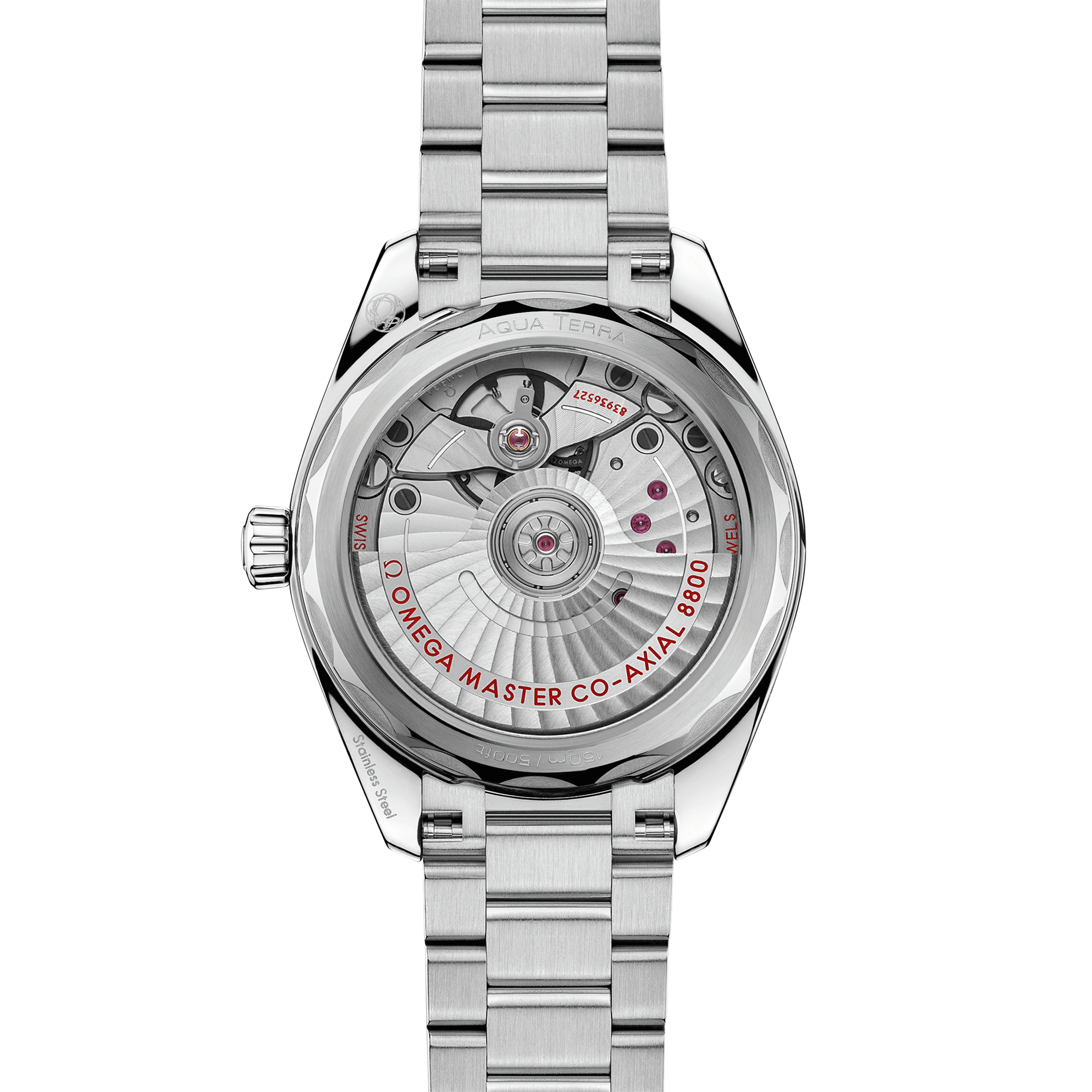 Montre Omega Seamaster Aqua Terra 150m Co-Axial Master Chronometer cadran noir bracelet acier 34 mm