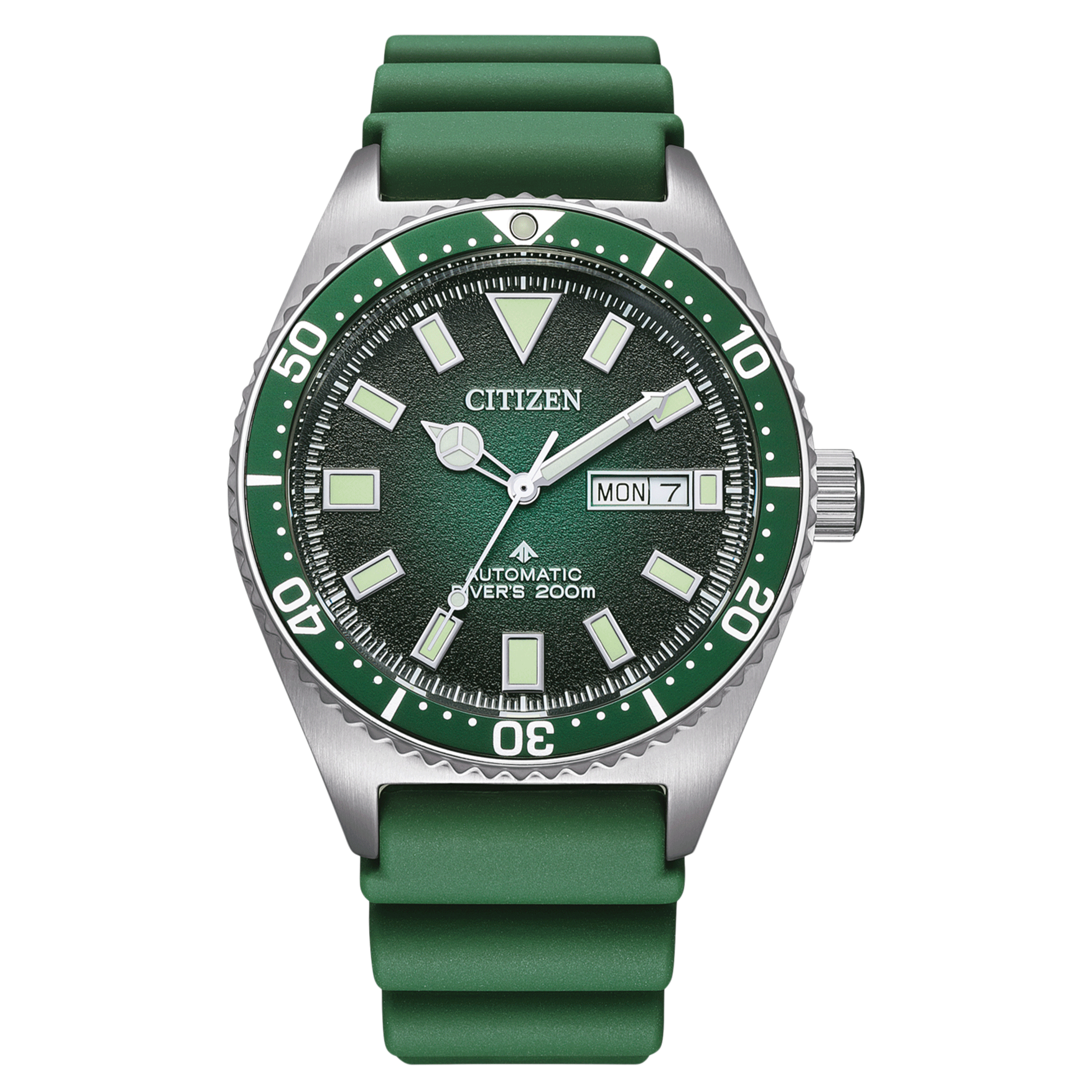 Citizen Promaster Marine automatic green dial NY0121-09XE