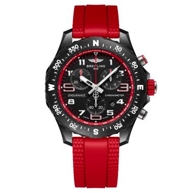 Breitling Professional Endurance Pro quartz black dial red rubber bracelet 38 mm X83310D91B2S1