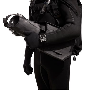 Montre Bell & Ross BR 03 Diver Full Black Steel automatique cadran noir bracelet caoutchouc 42 mm