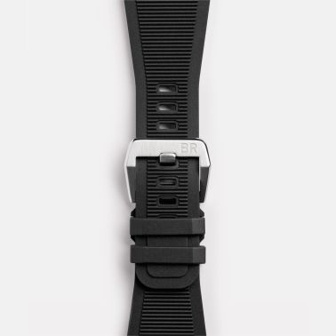 Montre Bell & Ross BR 03 Diver Full Black Steel automatique cadran noir bracelet caoutchouc 42 mm