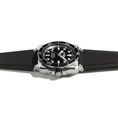 Bell & Ross BR 03 Diver Black Steel automatic black dial rubber strap 42 mm