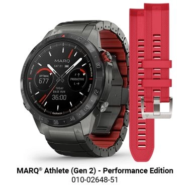 Montre Garmin Marq Gen 2 Athlete Performance Edition bracelet titane noir 46 mm