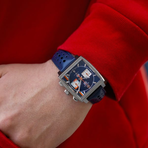 TAG Heuer Monaco Gulf Calibre Heuer 02 automatic 39 mm Full Set 2022