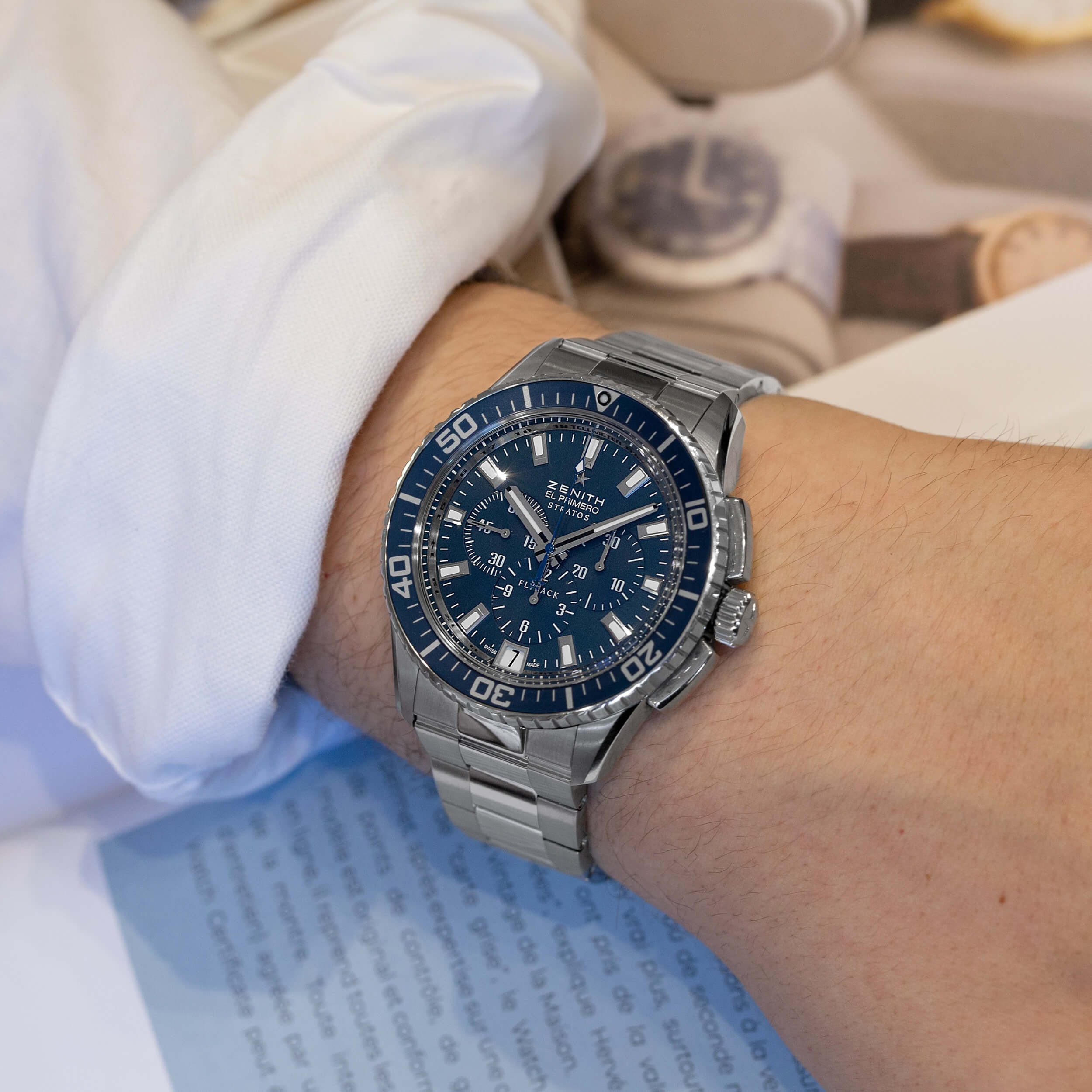 Zenith El Primero Stratos Flyback automatic 46 mm