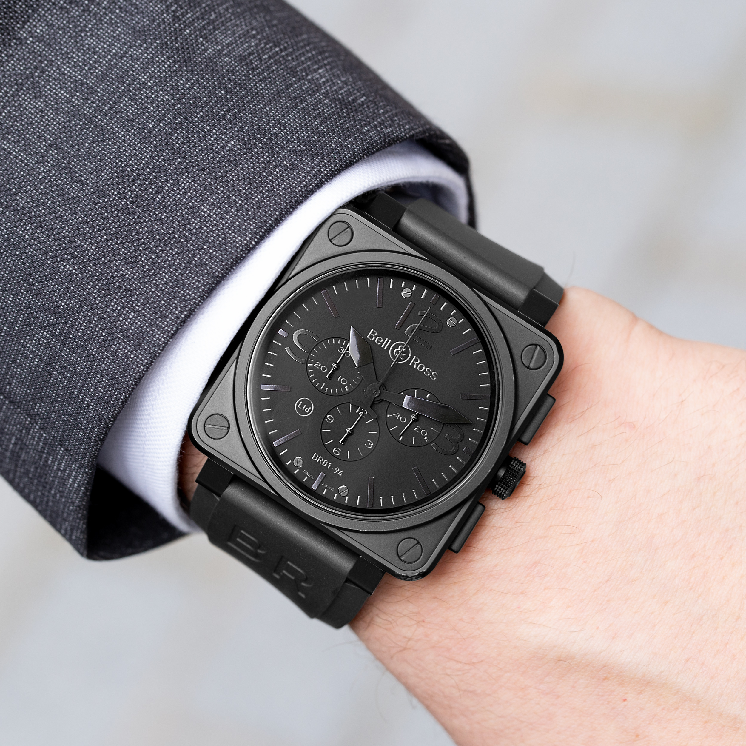 Montre Bell & Ross BR03-94 Phantom Chronographe automatique 46 mm 2007