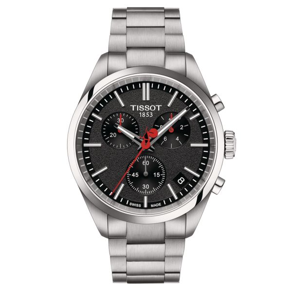 Montre Tissot T-Classic PR 100 La Vuelta quartz cadran noir bracelet acier 40 mm T150.417.11.051.01