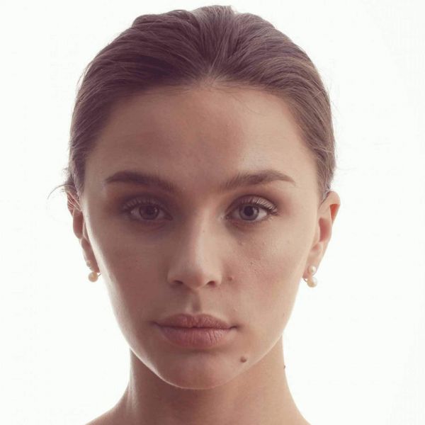 Boucles d'oreilles Claverin Le Jonc en or jaune et perles blanches