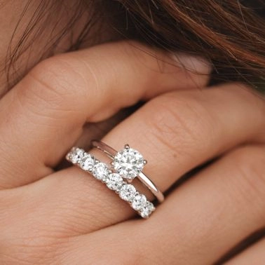 Solitaire Lepage 1922 en or blanc et diamant