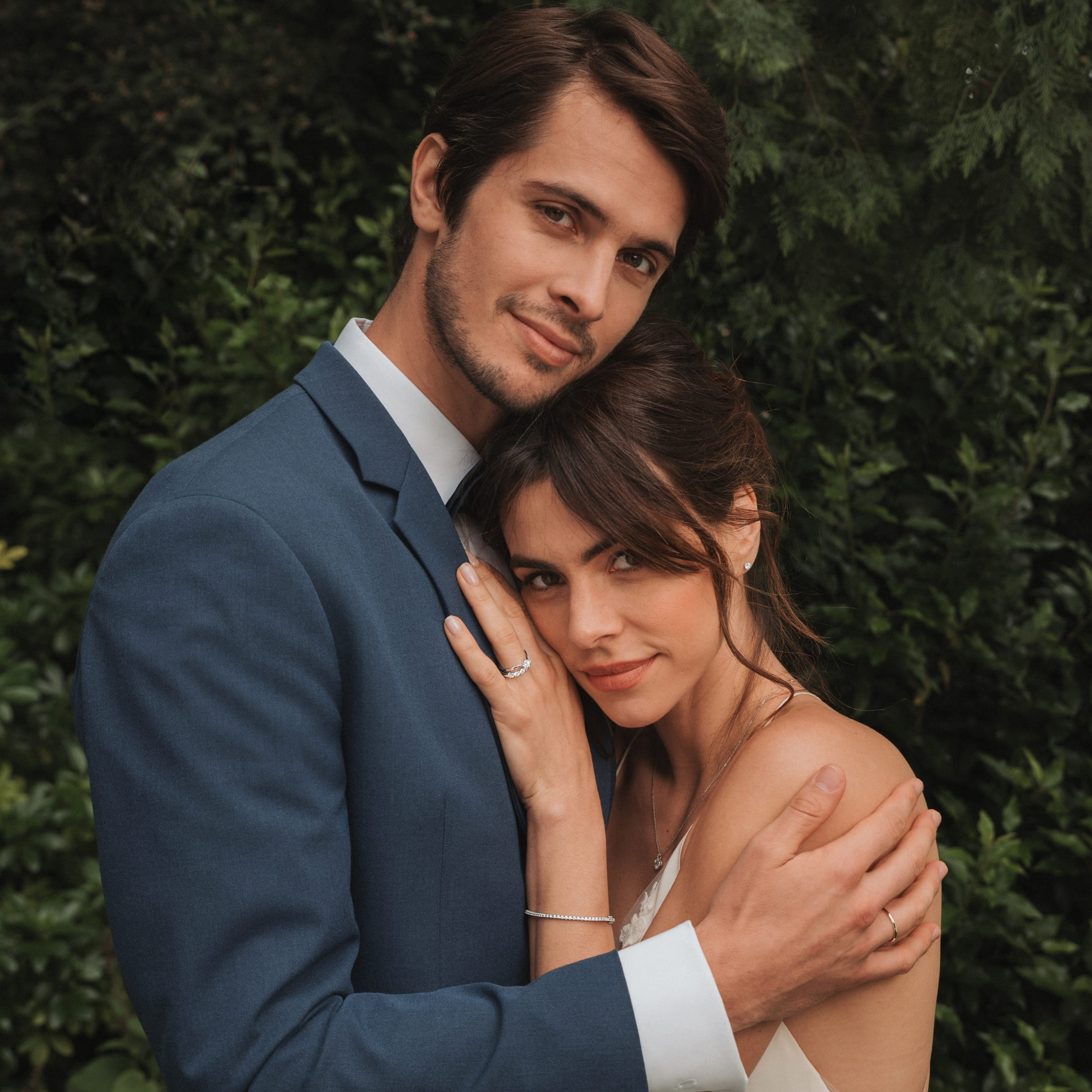 Solitaire Lepage Cupidon en or rose et diamant