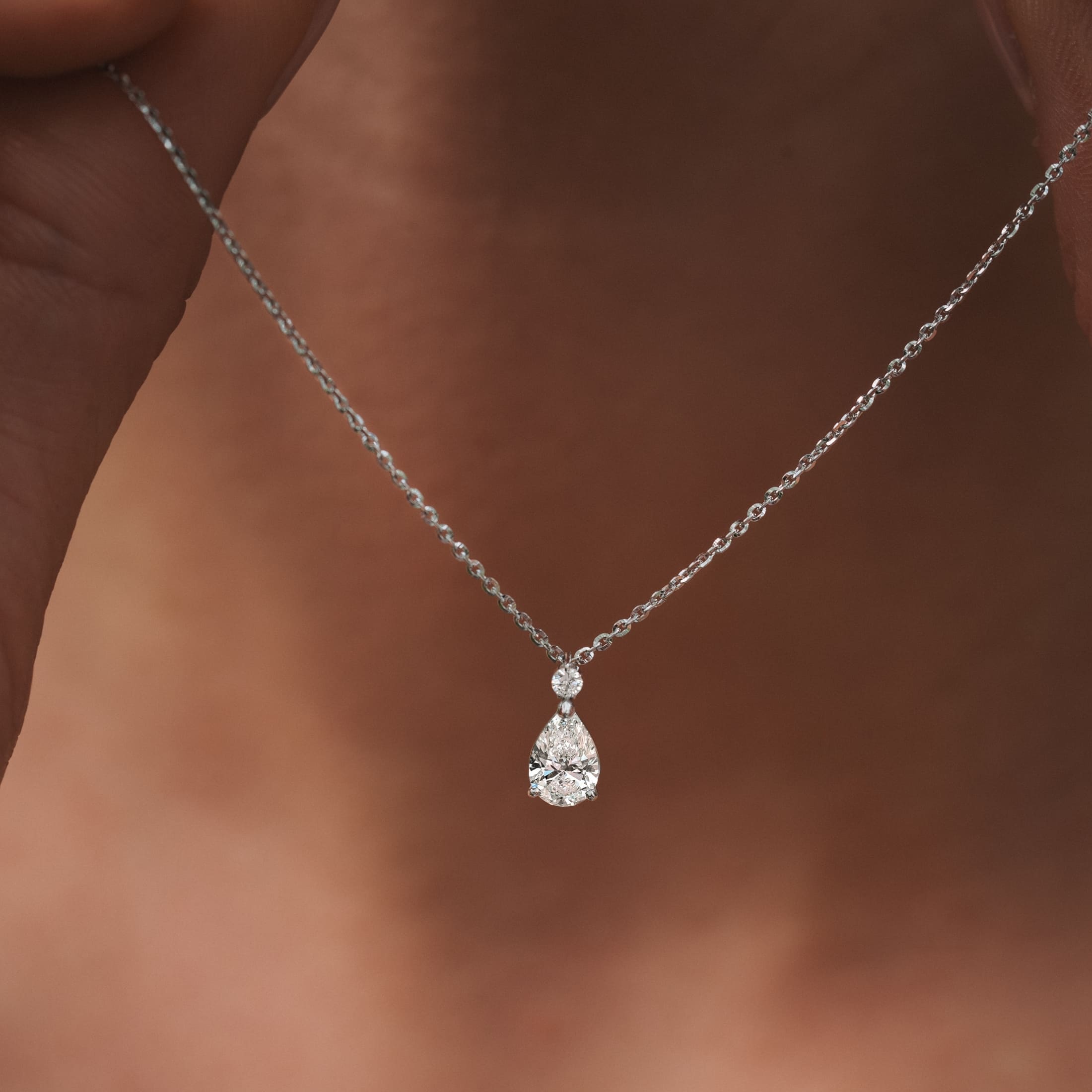 Collier Lepage Jacques en or blanc et diamants