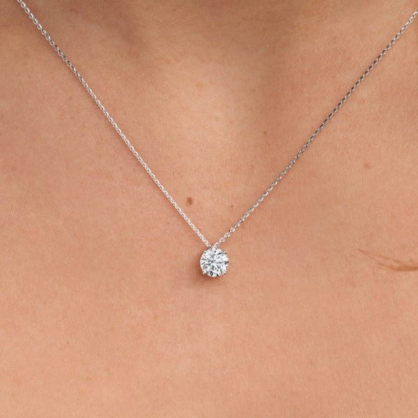Lepage Chéri necklace in white gold and diamond