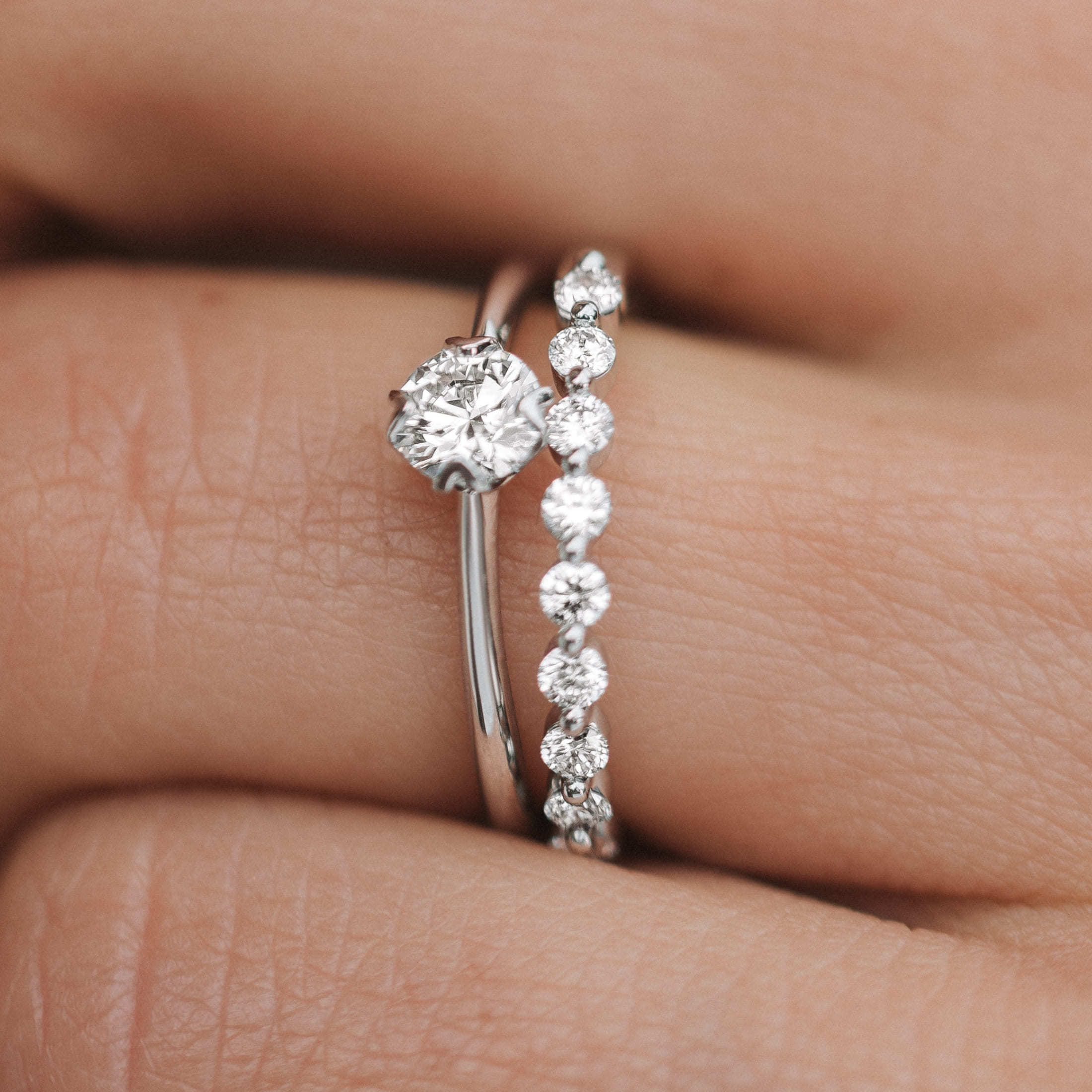 Solitaire Lepage Idylle en or jaune et diamant