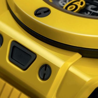 Montre Hublot Big Bang Unico Yellow Magic automatique cadran squelette 44 mm 421.CY.471Y.RX