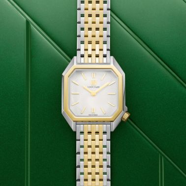 Montre March LA.B Lady Mansart Electrique Metallic quartz bracelet acier 9 maillons