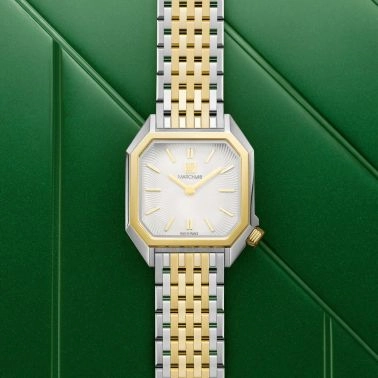 Montre March LA.B Lady Mansart Electrique Metallic quartz bracelet acier 9 maillons