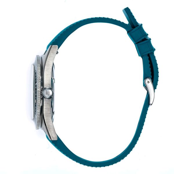 Montre Lip Nautic 3 "Océan" automatique cadran bleu bracelet caoutchouc "tropic" 39 mm