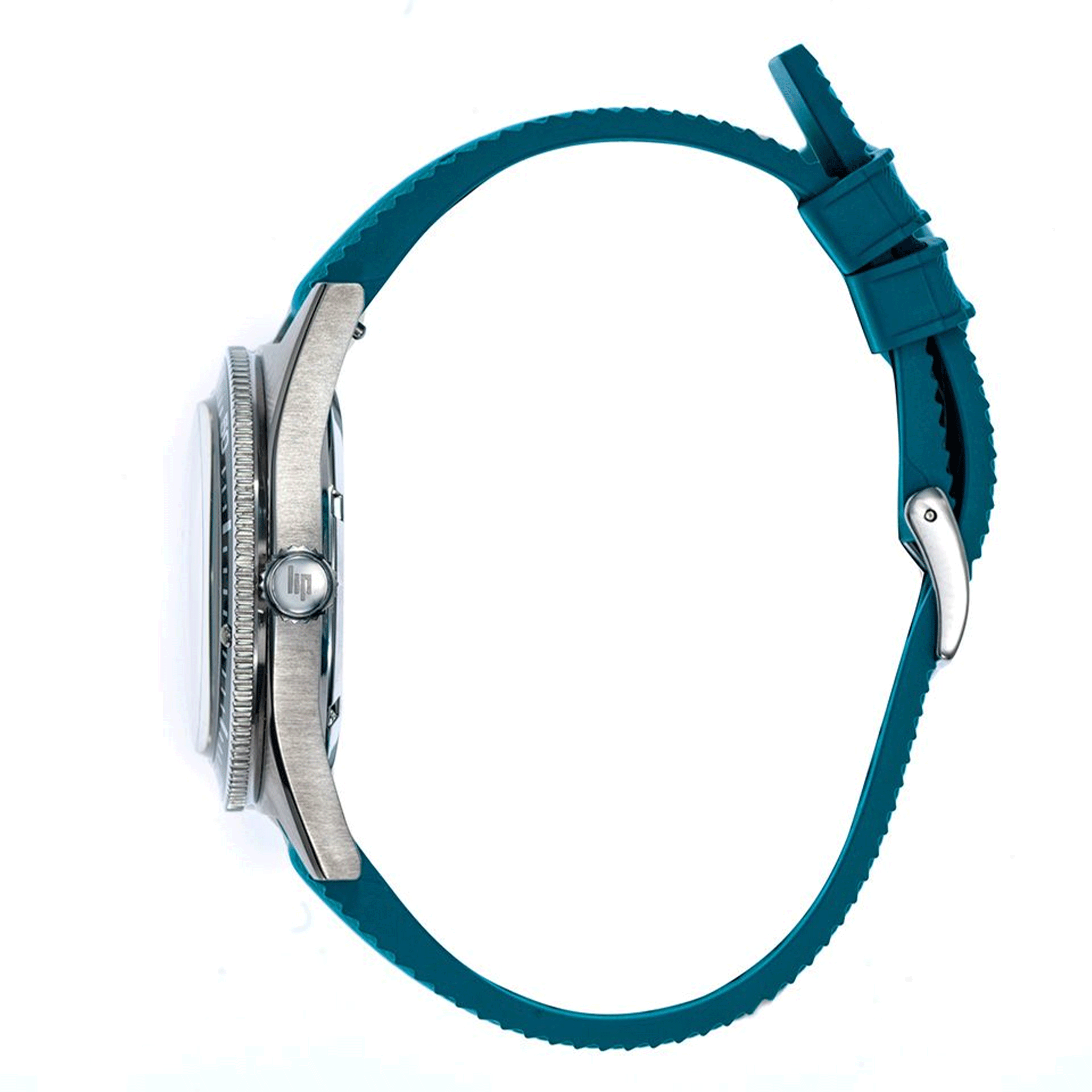 Montre Lip Nautic 3 "Océan" automatique cadran bleu bracelet caoutchouc "tropic" 39 mm