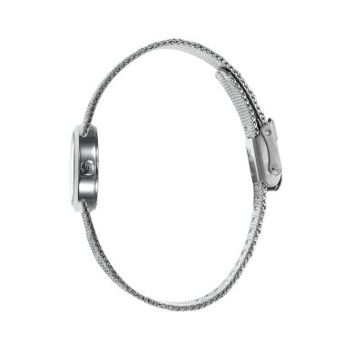 Montre Lip Henriette quartz cadran nacre bleue bracelet mailles polonaises 22 mm