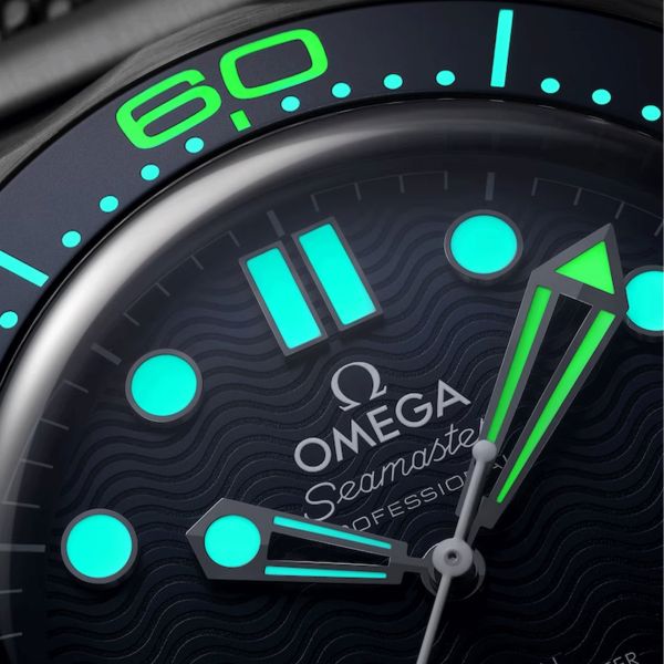 Omega Seamaster Diver 300m Co-Axial Master Chronometer "James Bond 60th anniversary" blue dial steel bracelet 42 mm