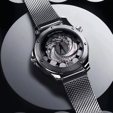 Omega Seamaster Diver 300m Co-Axial Master Chronometer "James Bond 60th anniversary" blue dial steel bracelet 42 mm