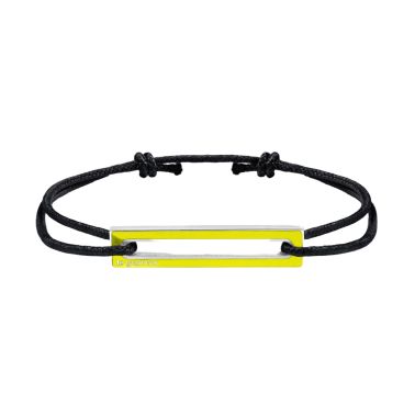 Bracelet Le Gramme Edition Jeux Olympiques Yellow 1,7 g en argent et laque