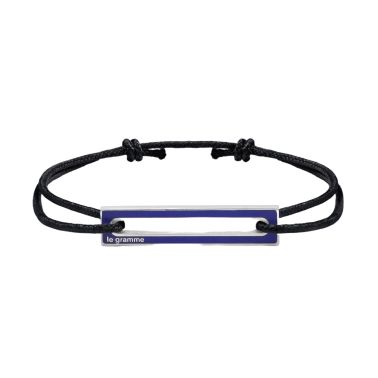 Bracelet Le Gramme Edition Jeux Olympiques Royal Blue 1,7 g en argent et laque