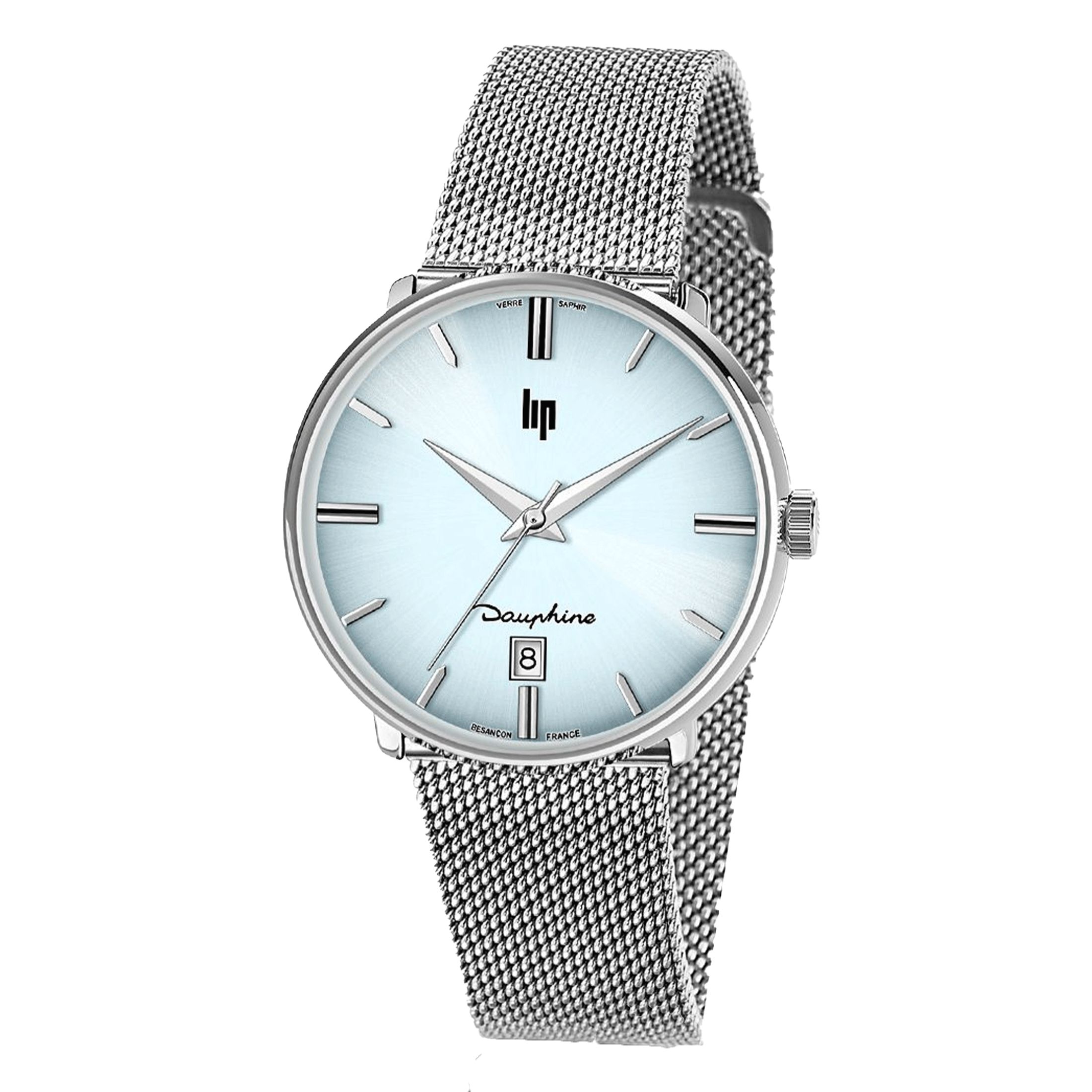 Lip Dauphine quartz blue dial 38 mm 671954 - Lepage