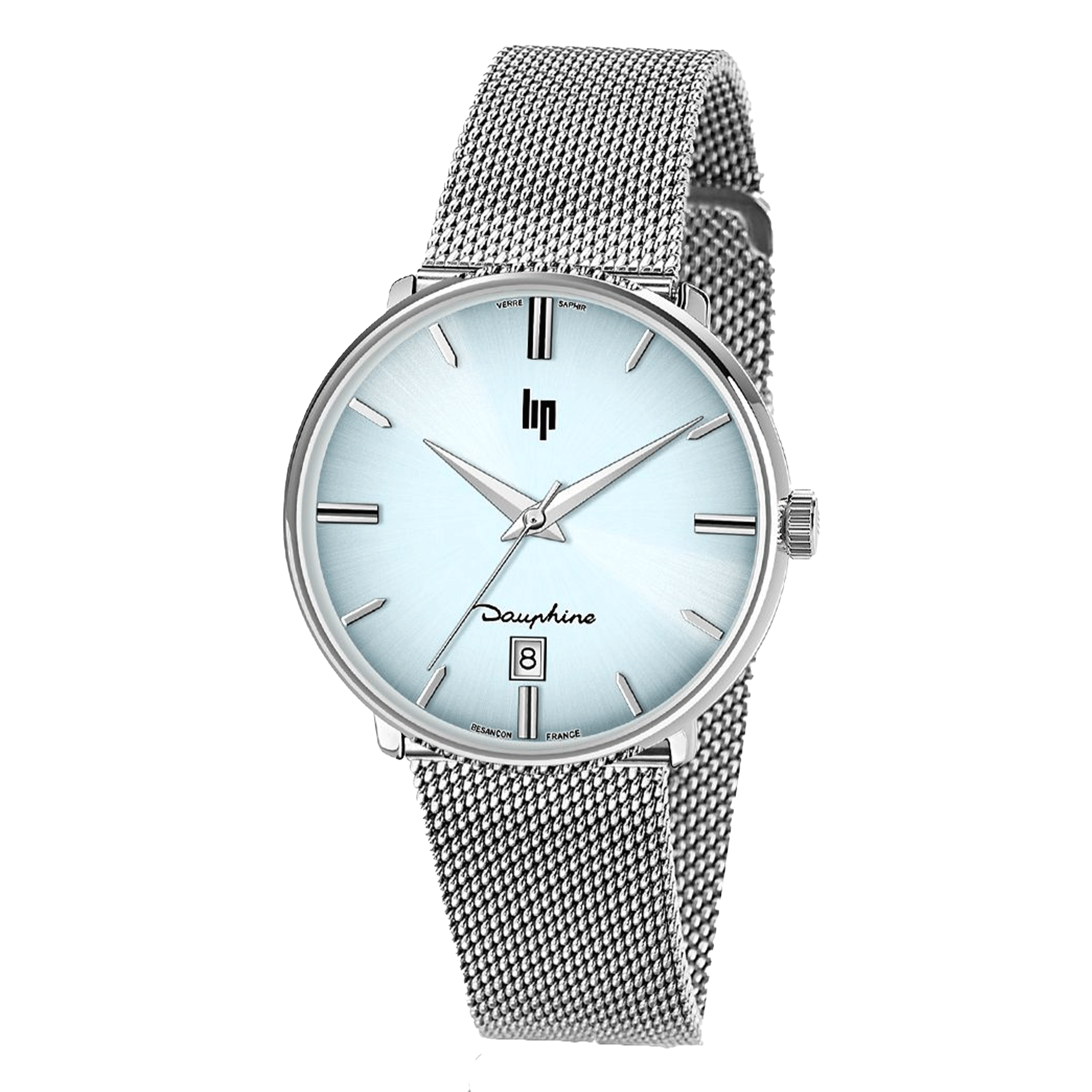 Lip Dauphine quartz blue dial 38 mm 671954 - Lepage