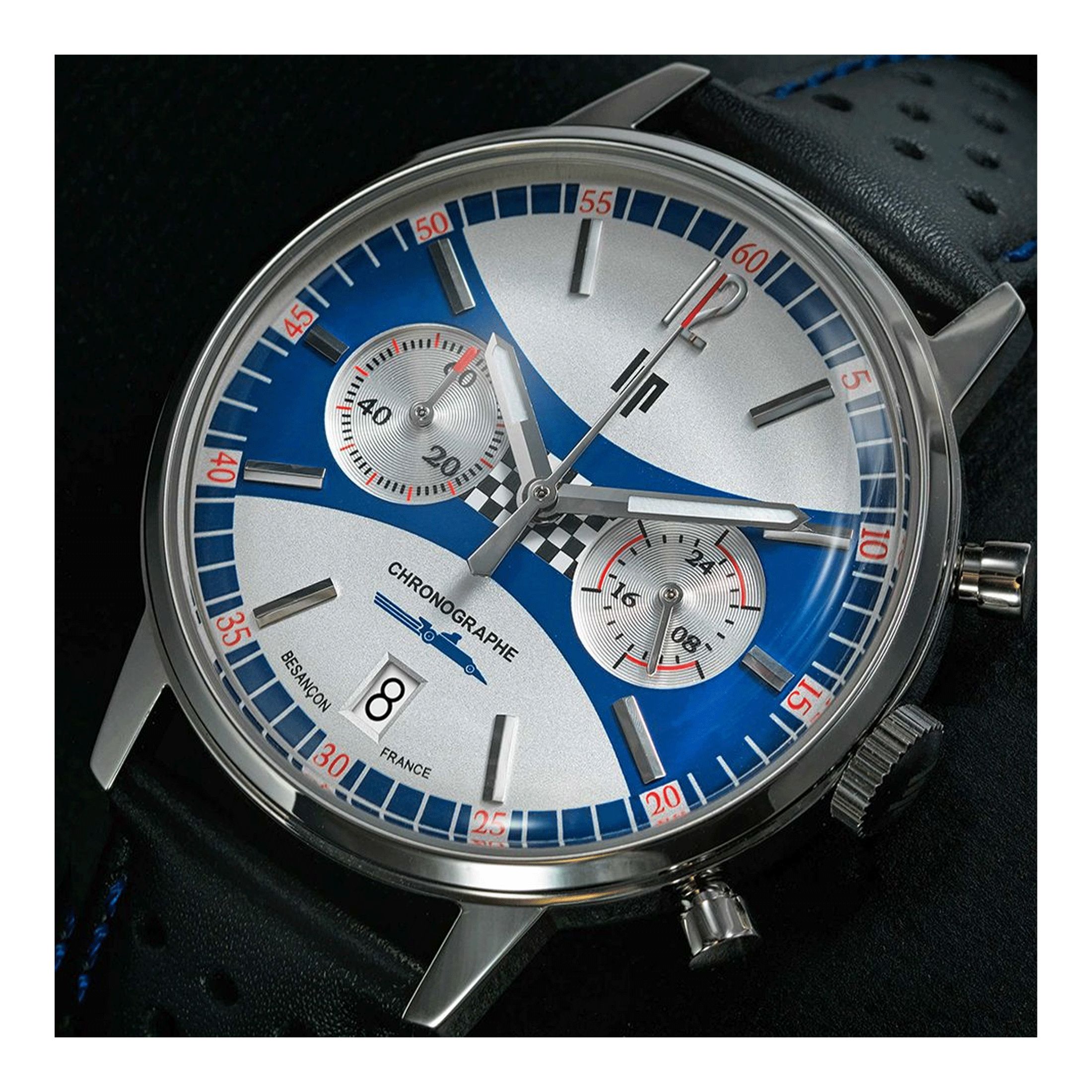 Lip Lepage Horloger Chronograph Watches Lip Rallye Chrono Lip