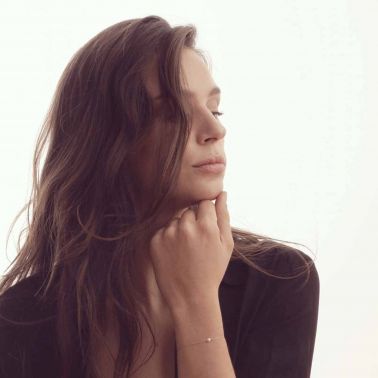 Bracelet Claverin Simply Mini en or jaune et perle blanche