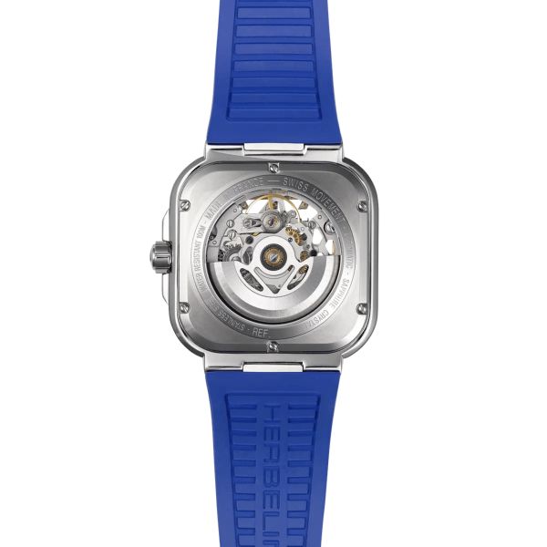 Herbelin Cap Camarat Skeleton Automatic Blue rubber strap 39 x 39 mm