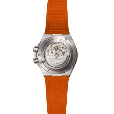 Herbelin Cap Camarat Diver Automatic black dial orange FKM rubber strap 42 mm