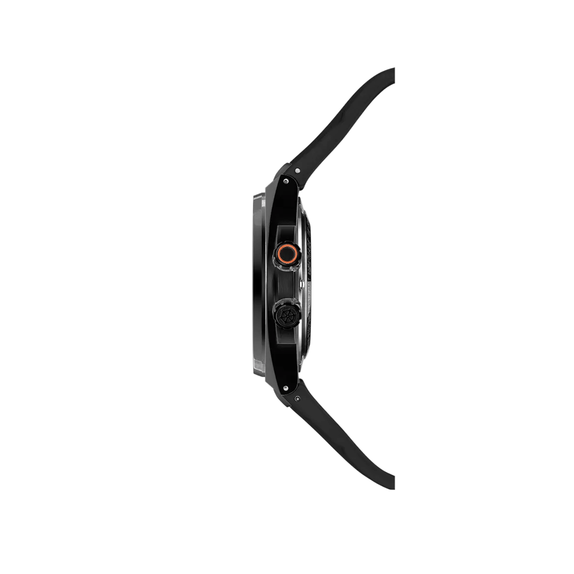 Montre Herbelin Cap Camarat Diver Automatique DLC noir cadran noir bracelet caoutchouc FKM noir 42 mm